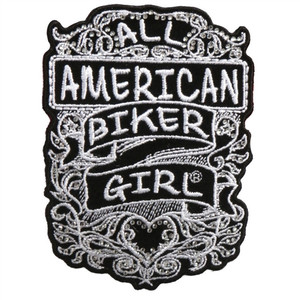 All American Biker Girl Patch, Hot Leathers All American Biker Girl Patch, Hot Leathers