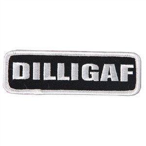 DILLIGAF Biker Patch by Hot Leathers DILLIGAF Biker Patch by Hot Leathers