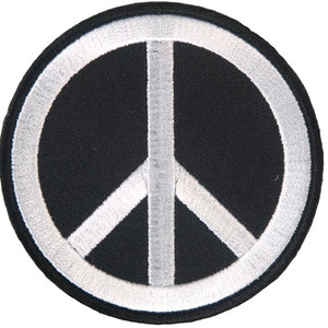 Peace Sign Biker Patches, Hot Leathers Peace Sign Biker Patches, Hot Leathers