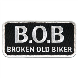 Broken Old Biker Patches, Hot Leathers PPL 9415 Broken Old Biker Patches, Hot Leathers PPL 9415
