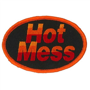 Hot Mess Biker Patch, Hot Leathers Ladies Patches Hot Mess Biker Patch, Hot Leathers Ladies Patches