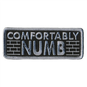 Comfortably Numb Biker Patches, Hot Leathers PPL9911 Comfortably Numb Biker Patches, Hot Leathers PPL9911