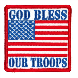 Hot Leathers Biker Patches, God Bless Our Troops Hot Leathers Biker Patches, God Bless Our Troops