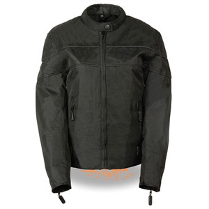 Black Textile Lightweight Ladies Motorcycle Jacket Black Textile Lightweight Ladies Motorcycle Jacket