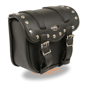 Milwaukee Leather SH546 Small PVC Studded Motorcycle Sissy Bar Bag Milwaukee Leather SH546 Small PVC Studded Motorcycle Sissy Bar Bag