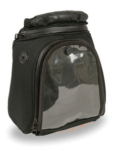 Milwaukee Leather Nylon Motorcycle Magnetic Tank Bag Milwaukee Leather Nylon Motorcycle Magnetic Tank Bag