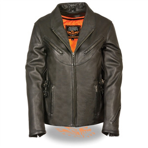 Women's Leather Motorcycle Jackets - Gun Pockets Women's Leather Motorcycle Jackets - Gun Pockets