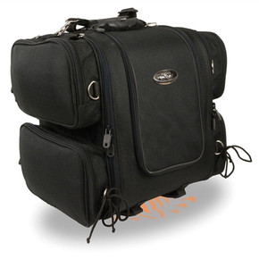 Milwaukee Performance SH681 Medium Textile Ultra Touring Sissy Bar Bag Milwaukee Performance SH681 Medium Textile Ultra Touring Sissy Bar Bag