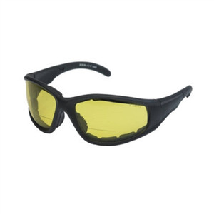 Padded Bifocal Riding Glasses - Yellow Lens, Night Riding Padded Bifocal Riding Glasses - Yellow Lens, Night Riding