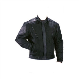 Kids Racer Motorcycle Jacket: Textile & Leather Kids Racer Motorcycle Jacket: Textile & Leather