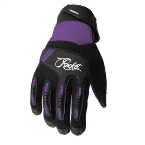 Joe Rocket Ladies Motorcycle Gloves - Velocity 3.0, Purple& Black Textile Joe Rocket Ladies Motorcycle Gloves - Velocity 3.0, Purple& Black Textile