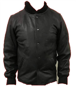 Premium Leather Mens Bomber Jacket Premium Leather Mens Bomber Jacket
