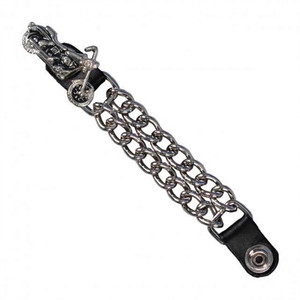 Motorcycle Vest Extenders Chain, USA Made Leather Motorcycle Vest Extenders Chain, USA Made Leather