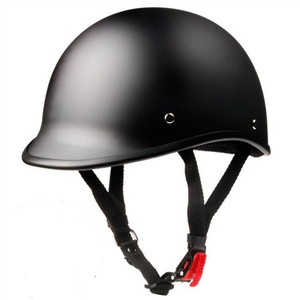 World's Smallest DOT Polo Motorcycle Helmet in Matte Black with Quick Release Strap World's Smallest DOT Polo Motorcycle Helmet in Matte Black with Quick Release Strap