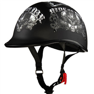 Ride or Die Polo World's Smallest DOT Helmet in Matte Black with Skull Graphics Ride or Die Polo World's Smallest DOT Helmet in Matte Black with Skull Graphics