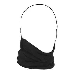 Black fleece motorcycle neck gaiter with soft fleece lining