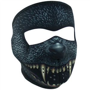 Silver Bullet Monster Motorcycle Face Mask Silver Bullet Monster Motorcycle Face Mask