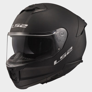 LS2 Stream 2 Matte Black Full Face Motorcycle Helmet with Integrated Sun Shield LS2 Stream 2 Matte Black Full Face Motorcycle Helmet with Integrated Sun Shield
