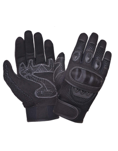 Unik mesh motorcycle gloves with rubberized knuckle protection – front view showcasing breathable design and adjustable wrist strap Unik mesh motorcycle gloves with rubberized knuckle protection – front view showcasing breathable design and adjustable wrist strap