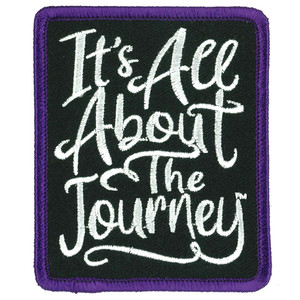 Hot Leathers It's All About The Journey Ladies Biker Patch Hot Leathers It's All About The Journey Ladies Biker Patch