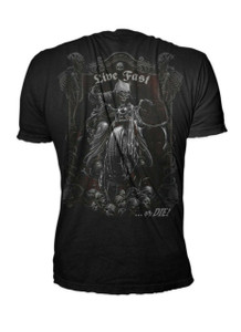Lethal Threat Live Fast or Die Grim Reaper Shirt Lethal Threat Live Fast or Die Grim Reaper Shirt