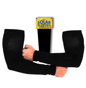 Black Protective Solar Arm Sleeves with UPF 40+ Black Protective Solar Arm Sleeves with UPF 40+