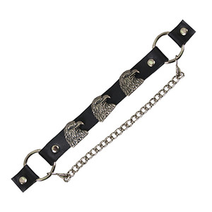 Eagle Head Leather Boot Strap Chain Eagle Head Leather Boot Strap Chain