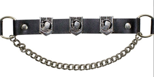 POW MIA Leather Boot Strap Chain POW MIA Leather Boot Strap Chain