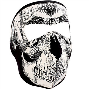 Skull Motorcycle Face Mask, Full Neoprene Skull Motorcycle Face Mask, Full Neoprene