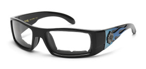 Blue Flame Transitional Day to Night Motorcycle Glasses Blue Flame Transitional Day to Night Motorcycle Glasses