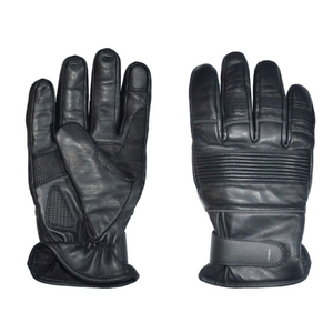 Unik waterproof leather motorcycle gloves – front view showcasing genuine cowhide construction and Technaline waterproofing Unik waterproof leather motorcycle gloves – front view showcasing genuine cowhide construction and Technaline waterproofing