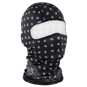 Black Paisley Biker Balaclava Motorcycle Mask Black Paisley Biker Balaclava Motorcycle Mask