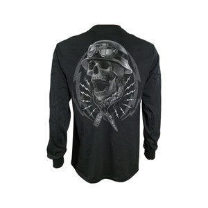 Men's Long Sleeve Biker Shirt by Lethal Threat Men's Long Sleeve Biker Shirt by Lethal Threat