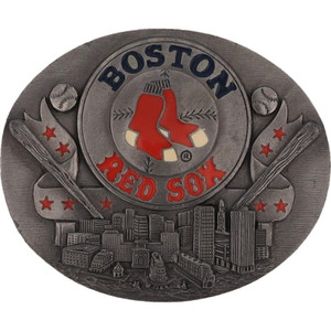 Boston Red Sox belt buckle with team logo Boston Red Sox belt buckle with team logo