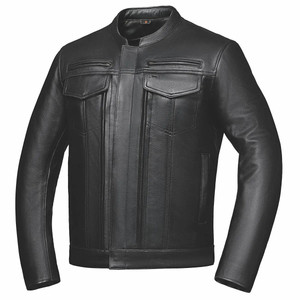 Unik Rampage Utility Pocket Leather Motorcycle Jacket w/ Concealed Carry Unik Rampage Utility Pocket Leather Motorcycle Jacket w/ Concealed Carry