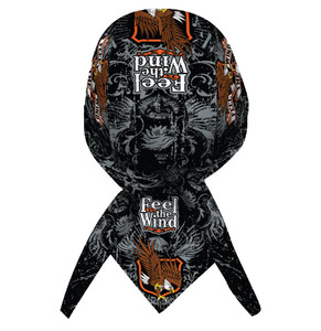 Feel The Wind Eagle Biker Head Wrap for Men
