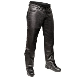 Milwaukee Leather motorcycle pants men cowhide leather riding pants 5 pocket