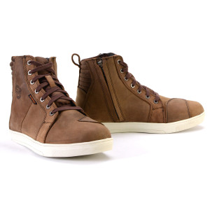 Milwaukee Leather Brown Motorcycle Sneakers for men