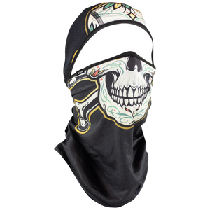 la Muerte libre balaclava with UPF50+ sun protection for motorcycle riders