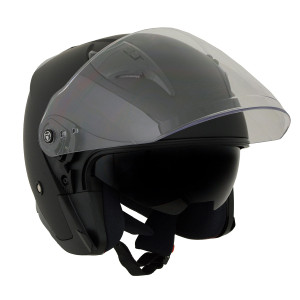 Milwaukee Open Face Motorcycle Helmet DOT Approved Cruiser Helmet