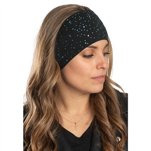 Starry Night Headband with Gems by Hair Glove - Turquoise rhinestone celestial pattern Starry Night Headband with Gems by Hair Glove - Turquoise rhinestone celestial pattern