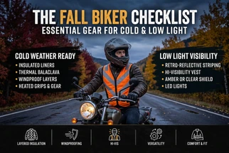 The Fall Biker Checklist: Essential Gear for Cold Weather & Low Light