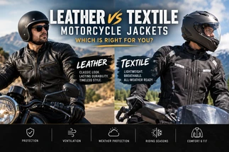 Leather vs Textile Motorcycle Jackets: Which Is Right for You?