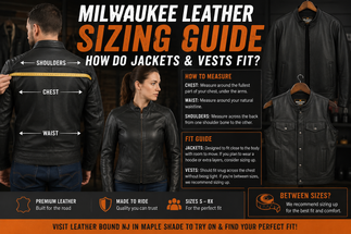 Milwaukee Leather Sizing Guide: How Do Jackets & Vests Fit?