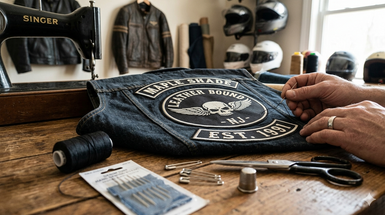 The Rider’s Guide: How to Sew Patches onto a Denim Vest