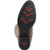 Redline 3 rubber outsole and cowboy heel of Laredo Brown Birchwood Leather Cowboy Boots