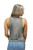 Back view of Ladies American Rider Biker Tank showcasing flattering fit and winged design