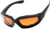Padded Motorcycle Glasses - Amber Lens
