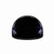 front view of Daytona Helmets Purple Dragonfly Ladies Helmet high-gloss black finish