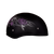Side view of Daytona women's motorcycle helmet with purple rose design and adjustable chin strap Side view of Daytona women's motorcycle helmet with purple rose design and adjustable chin strap
